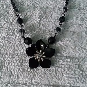 Black Floral Choker